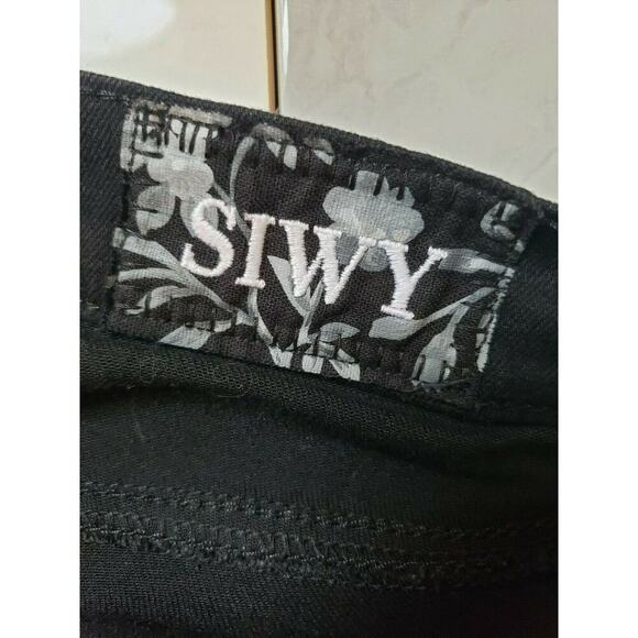 SIWY LOS ANGELES BLACK DISTRESSED SKINNY JEANS 26 - Picture 6 of 8